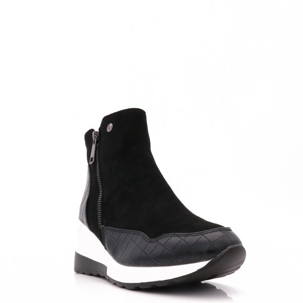 Sok Sneakers Met Verborgen Sleehak, Zwart