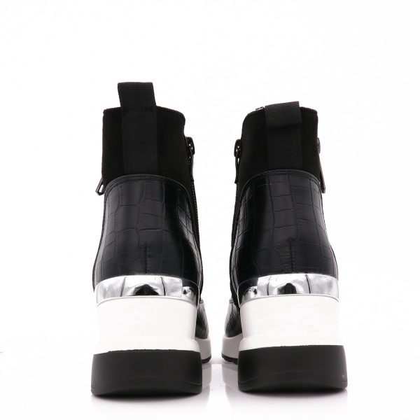 Sok Sneakers Met Verborgen Sleehak, Zwart