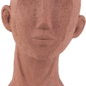 Standbeeld Face Art - Terracotta