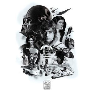 Star Wars: 40th Anniversary Montage - Maxi Poster (616)