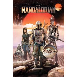 Star Wars: The Mandalorian Group - Maxi Poster (676)