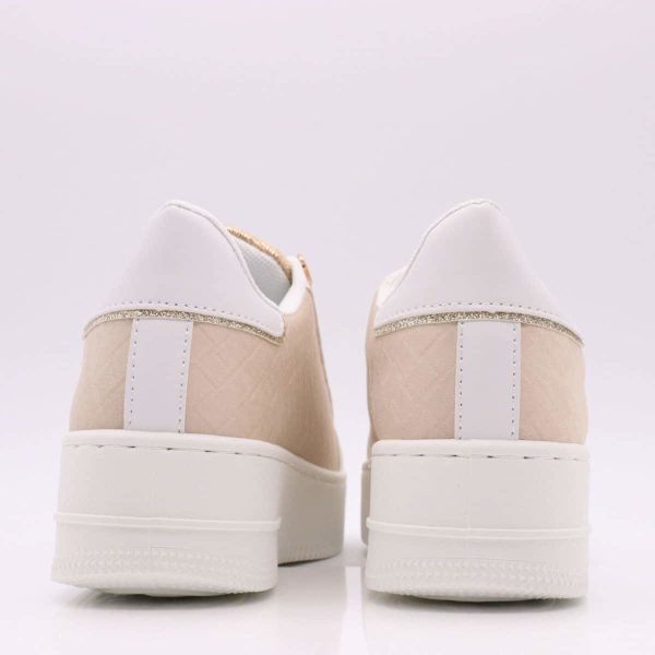 Plateau Sneakers Beige/Gold