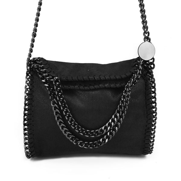 Stella Chained, Crossbody Tas, Zwart