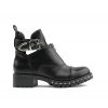 Cut Out Buckle Boots Met Studs