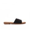 V Slippers, Zwart