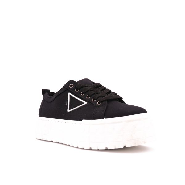 The Devil Wears.. Platform Sneakers, Zwart