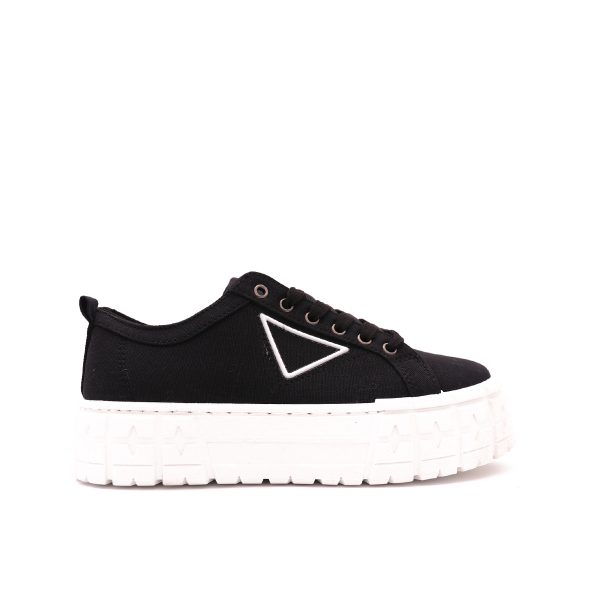 The Devil Wears.. Platform Sneakers, Zwart