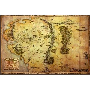 The Hobbit Map - Maxi Poster (C764)