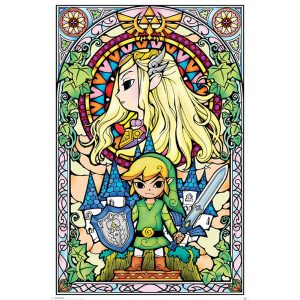 The Legend Of Zelda: Stained Glass - Maxi Poster (696)