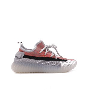 The Three Stripes 350 V2 Sneakers, Grijs/Oranje