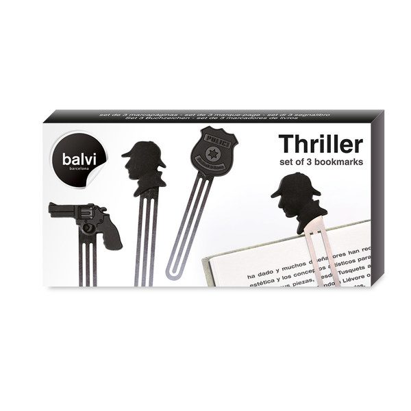 Thriller Boekenlegger (Set Van 3)