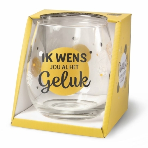 Proost Wijn- Waterglas - Geluk