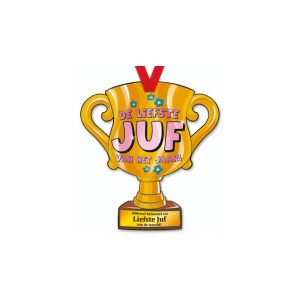 Trofee - Liefste Juf Van Het Jaar!