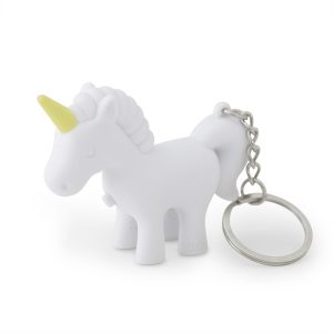 Unicorn Sleutelhanger Met Licht & Geluid (Geel)