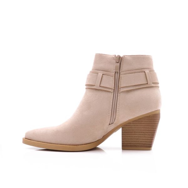 Bague Enkellaarsjes, Beige