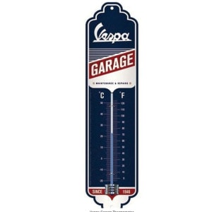 Vespa Garage Thermometer - Officieel Gelicenseerd