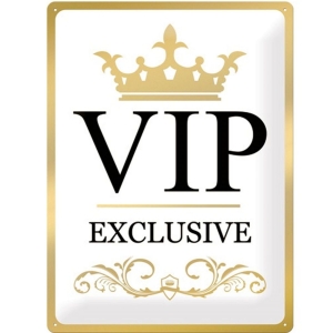 VIP Exclusive - Metalen Wandplaat