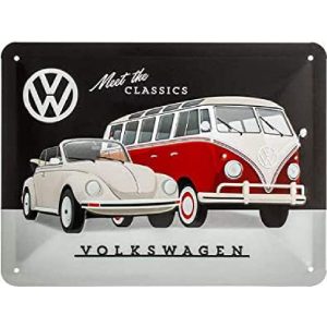 VW Meet The Classics - Metalen Wandplaat