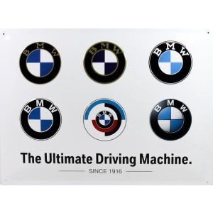 BMW The Ultimate Driving Machine - Metalen Wandplaat