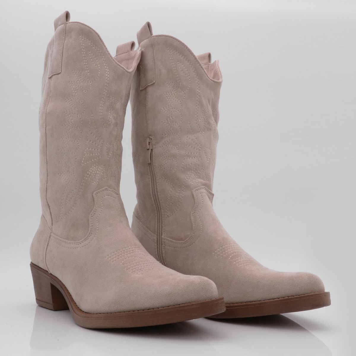 voor vruchten Grondig Western Boots, Suède Look, Nude kopen? | EXPO