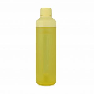 YOS Bottle Waterfles Met Pillendoos - Geel