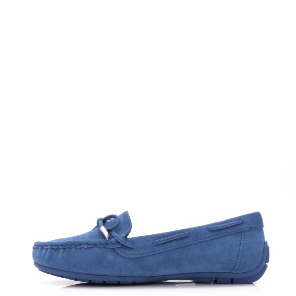 Classic Loafers Met Strikje, Blauw