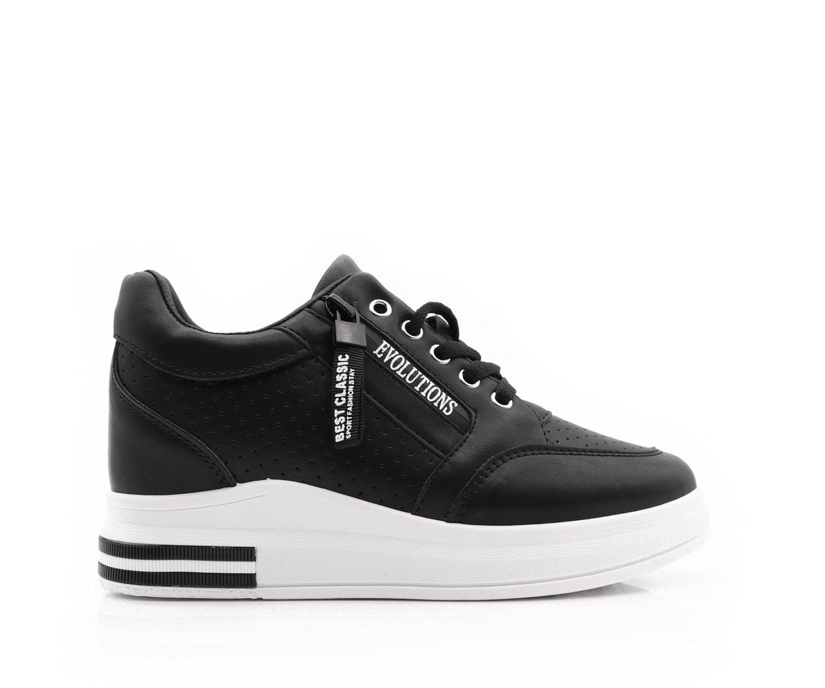 Zwarte online sleehak sneakers